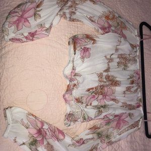 off the shoulder crop top